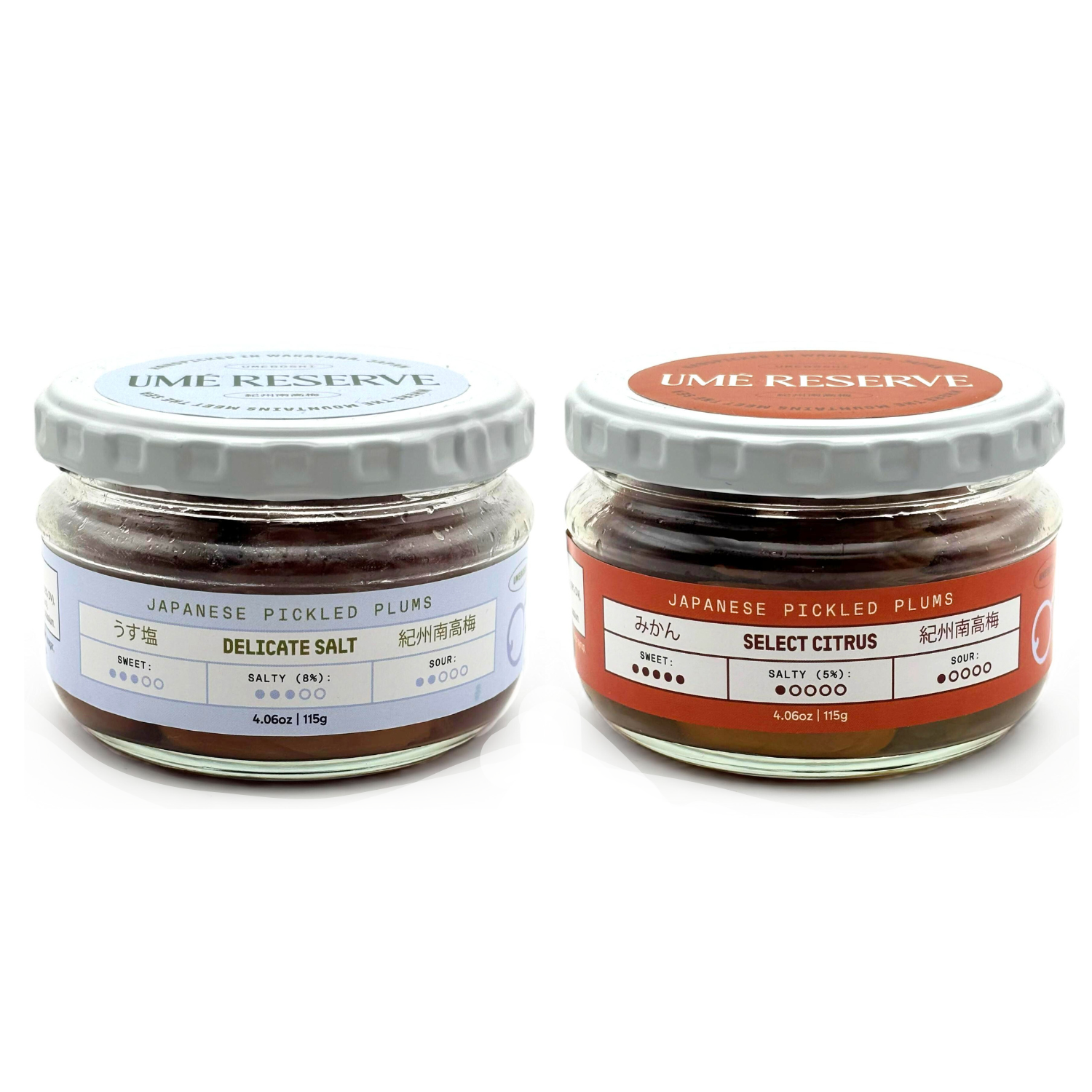 Light & Bright Discovery Duo - Delicate Salt & Select Citrus Umeboshi (4.06 | 115g each)